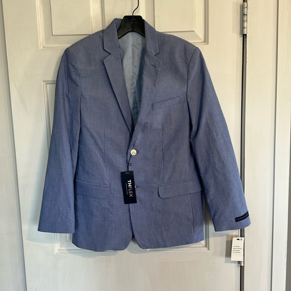 NWT Tommy Hilfiger Blue Boys Suit Jacket Size 16 and 18 available - Picture 1 of 5
